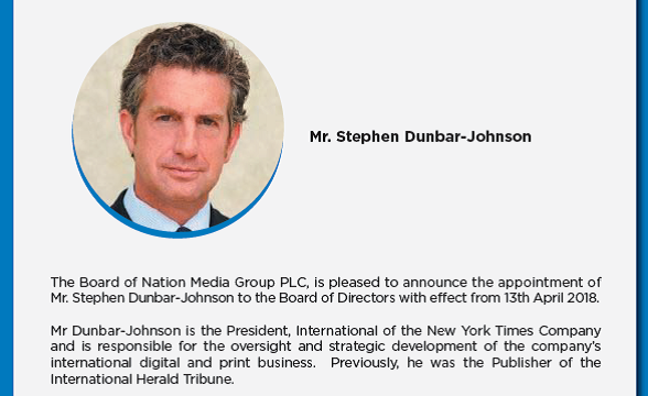 Appointment of New Director